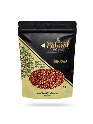 Red Jowar | Fibre Rich Whole Grain I Gulten Free Red Jowar | Unpolished Red Sorghum | Organic Sivappu Cholam - 500gm by The Natural Food (B095LBZWWF) Amazon Price History, Amazon Price Tracker