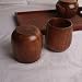 Stock Show 2Pcs Elegant/Fancy Jujube Wooden Coffee/Tea Cups/Mugs