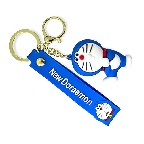 Image of AUGEN Doremon Action Figure Keychain Limited Edition for Car, Decoration, Cake, Office Desk & Study Table (Pack of 1)