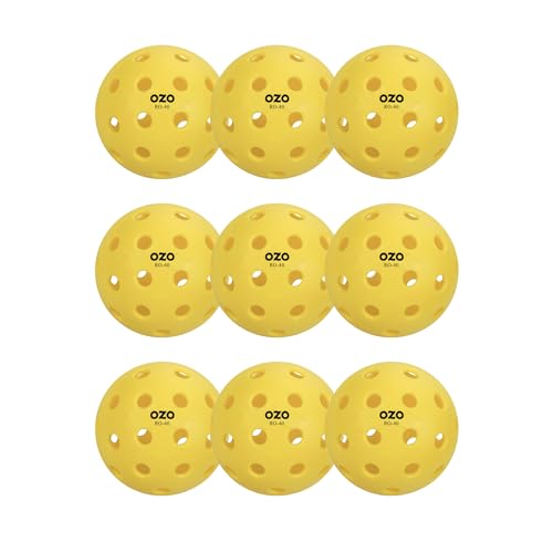 OZO Pickleball - Set de 9 Bolas para...