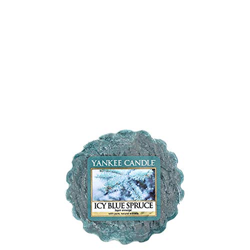 Yankee Candle Tartelette en cire d'épicéa bleu glacé