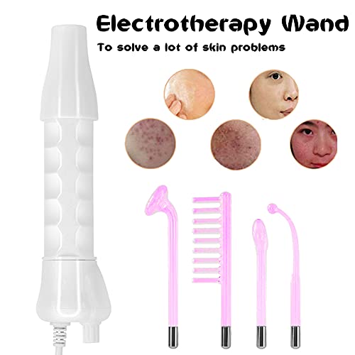 Aravli High Frequency Facial Wand, Portable Handheld Electrode High Frequency Beauty Tool Machine for Acne, Spot, Wrinkles Remover Skin Tightening Beauty Therapy Device for... - Image 2