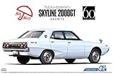  Aoshima 1972 Nissan Skyline 2000GT GC110 en escala 1:24 modelo 053485