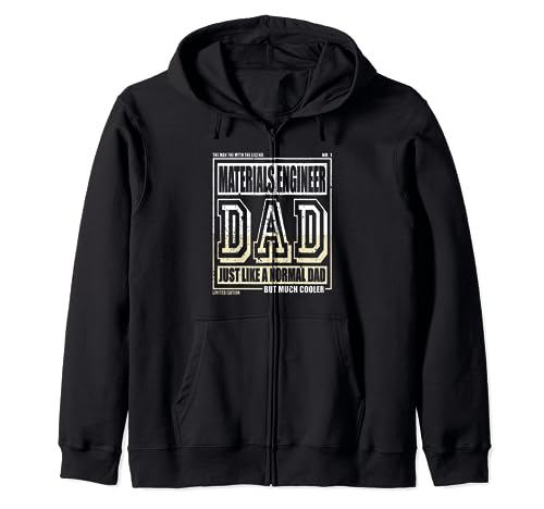 Como un padre normal Ingeniero de Materiales Sudadera con Capucha