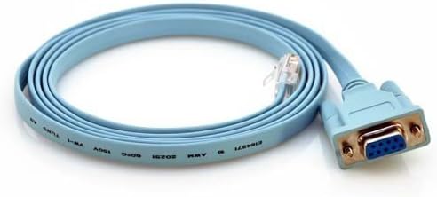 Cisco 72-3383-01 RJ-45 to DB-9 Rollover Console Cable, 6ft Long