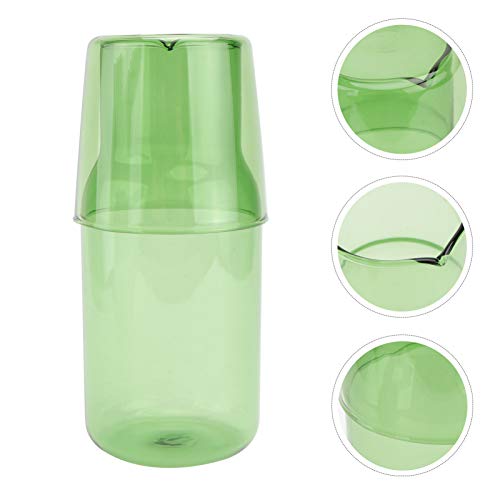 Cabilock Set de 1 Vaso Verde de Vidrio miniatura 6