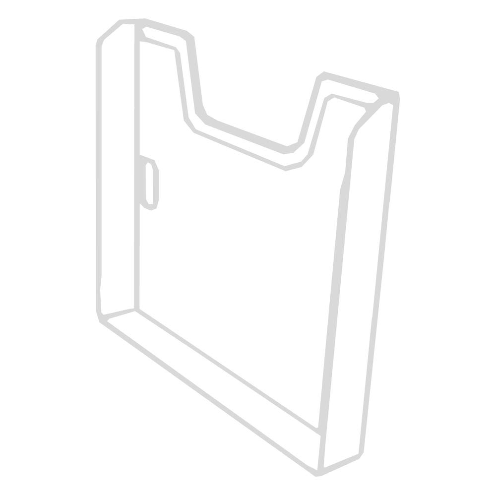Exacompta - Ref 62640D - Single Pocker Literature Holder - 36 x 327 x 213mm in Size, Suitable for A4 Documents, Landscape Orientation, Fixing Brackets Provided - Clear