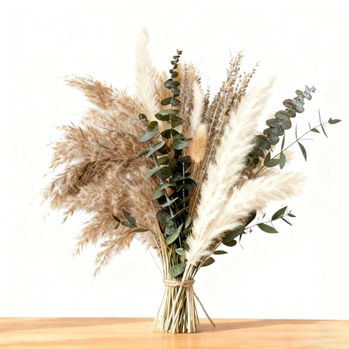 Ramo Boho de Pasto Pampas con Lavanda y Eucalipto miniatura 1