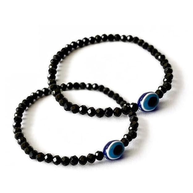 See full amazon price history chart for CREZYSKY Evil Eye Bracelets, Black Coloured Stone Beads (2Pcs) CREZYSKY Evil Eye Bracelets, Black Coloured Stone Beads (2Pcs) (B0CTFK6YLD) Amazon Price History, Amazon Price Tracker