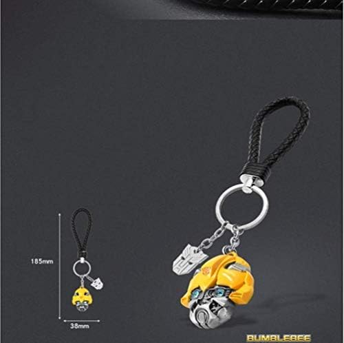 Transformers Optimus Prime Bumblebee and Megatron Mask Metal Keychains Key Ring (Bumblebee)
