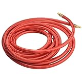 Cable de alimentación para antorcha TIG Superflex: el cable de alimentación de antorcha TIG Superflex de 25 pies (CK57Y03RSF) está hecho de material, durabilidad y rendimiento duradero.