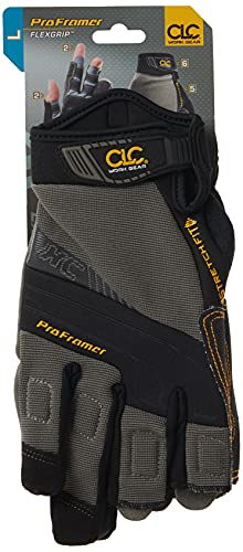 Custom Leathercraft140L Pro Framer Glove, Large, Black