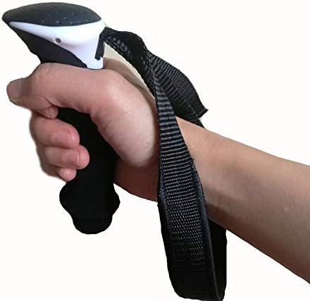 Secure Trekking Ski Pole Grip Handle Replacement with Strap Trekking Ski Pole Grip Accessory Security (Color : Black)