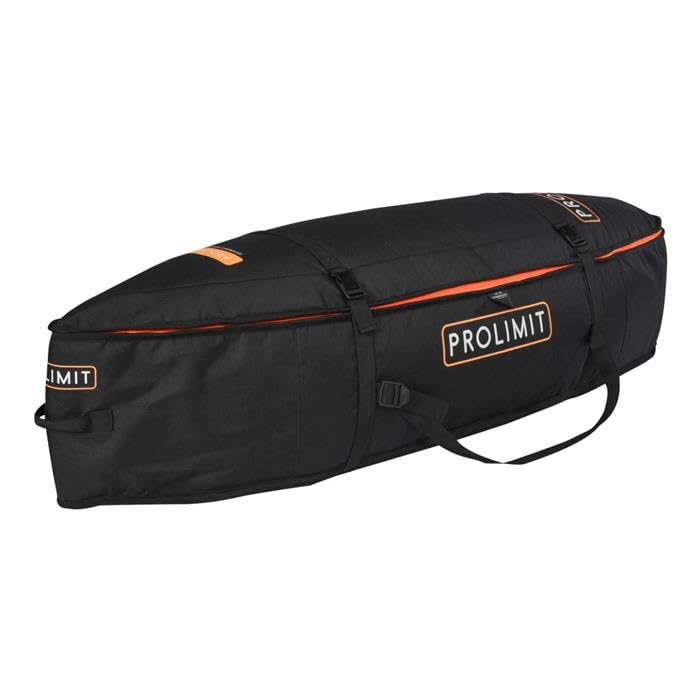 Prolimit Boardbag Surf/Kite doble negro y naranja de 6 pulgadas