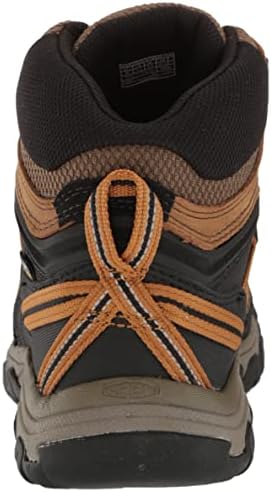 KEEN Men's Ridge Flex Mid Height Waterproof Hiking Boots, Bison/Golden Brown, 10 Wide | Image 2
