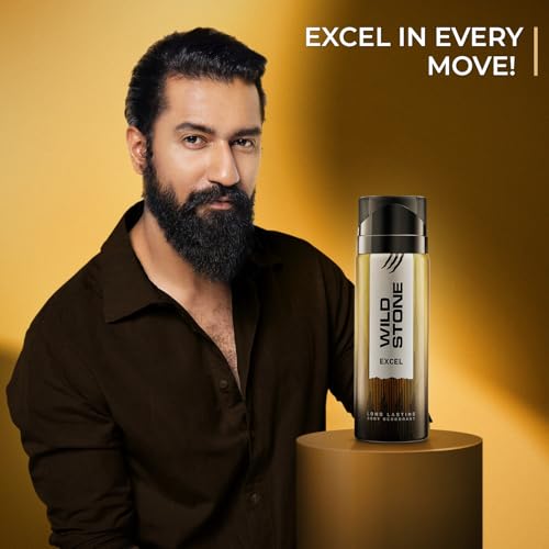 Image of Wild Stone Excel Deodorant for Men, Pack Of 3 (200ml Each) | Best Deo for Office | A Long-Lasting Body Spray for Men | Excel Body Spray with Woody Fragrance