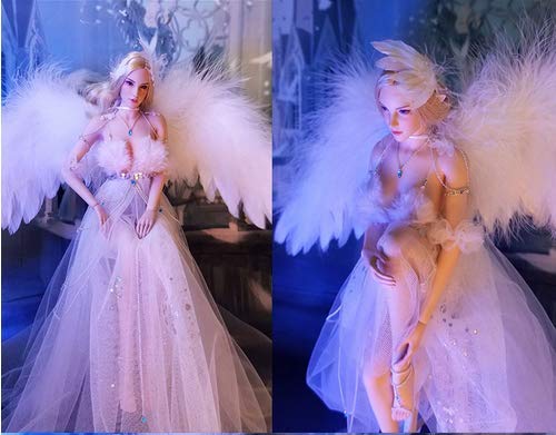 エルフ1/6 シームレスブロンドフィギュア ホワイトドレス