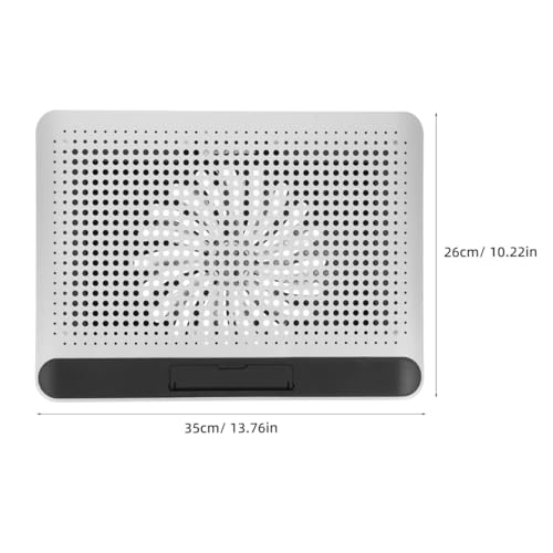 Base refrigerante para laptop SHINEOFI plateada miniatura 2