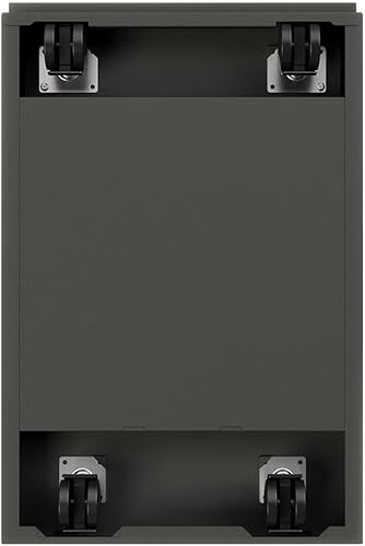 Miniatura 7 de Pemberly Row Archivador móvil de 2 cajones en gris claro