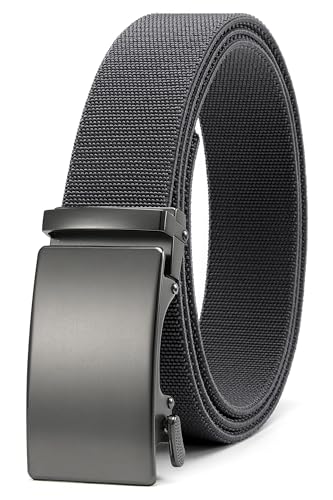 Image of CHAOREN Mens Belt Stretchable - Elastic Golf Nylon Web Adjustable Belt - for Casual Wear