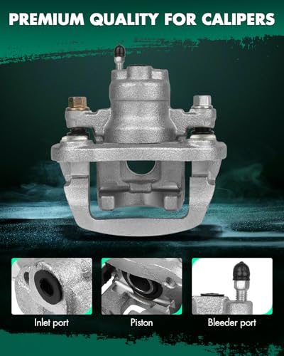 Image of SCITOO Rear Right Brake Caliper With Bracket 19B2904 Compatible For Toyota Highlander 2004-2007