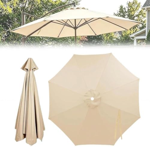 Offset Patio Umbrella Replacement Canopy, Water Resistant UV Protection Can