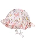  maximo® Baby Mädchen Sonnenhut Schmetterllinge, Größe:43, Präzise Farbe:Rosa