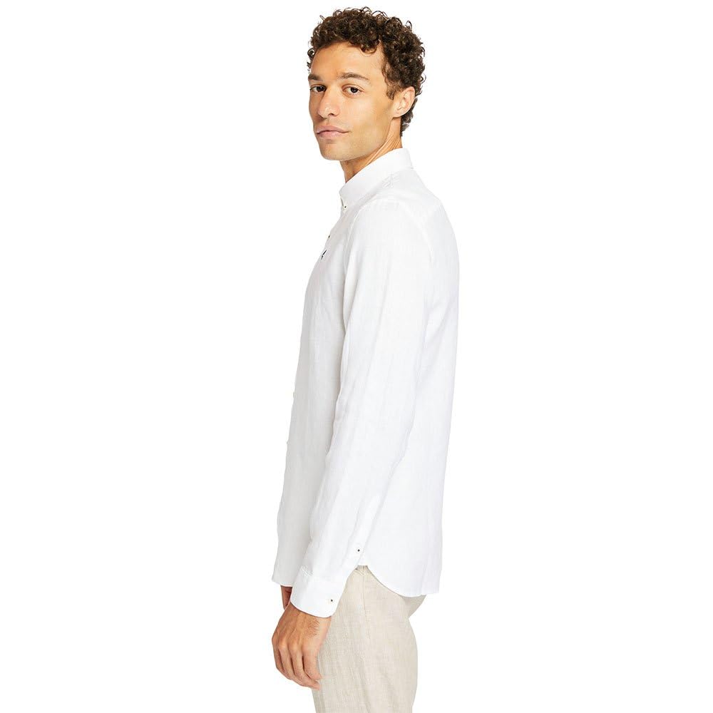 Timberland Koszulka Mężczyźni Ls Linen Shirt