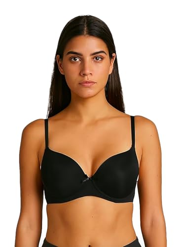 6 Pieces Women's Wired Basic Plain Light Regular Padding Everyday Bra3