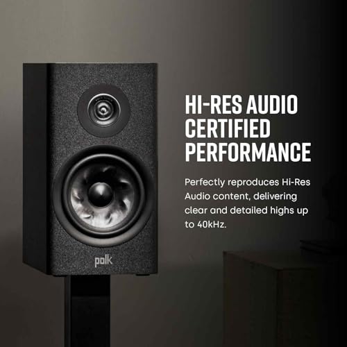Polk Audio Reserve R200 Large Bookshelf Speakers Pair, Black - image 8