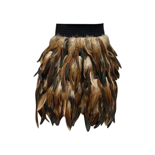 Jupe courte avec tutu à plumes idéal pour costume de carnaval