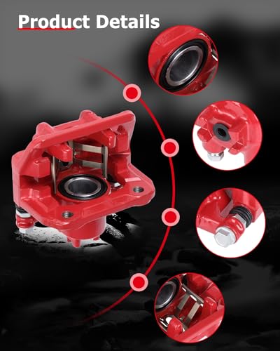 Image of cciyu Rear Left & Right Brake Calipers Assembly w /Bracket 19B6886 19B6887 2013-2018 For Acura For RDX,2012-2015 For Honda For Crosstour,2007-2016 For Honda For CR-V