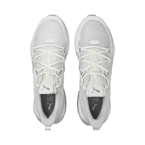 PUMA Puma Men's Cell Fraction Running Shoe, Puma White Quarry, 8.5
