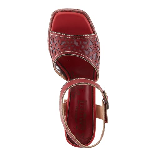 Spring Step L'Artiste Women's SAVYCHIC Platform Sandals - Open Toe, Leather and Mesh, Hook and Loop Closure4