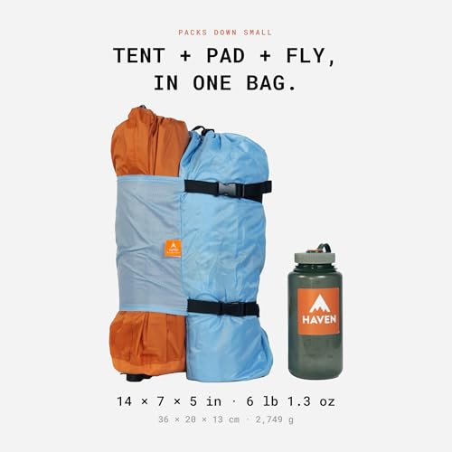 Image of Haven Tents Lay Flat Hammock Tent - Waterproof Camping Hammock with Mosquito Net, Insulated Pad and Rainfly - Haven Tent, Haven XL, Haven Safari