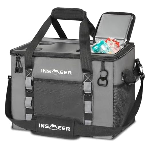 INSMEER Portable Collapsible Cooler Bag
