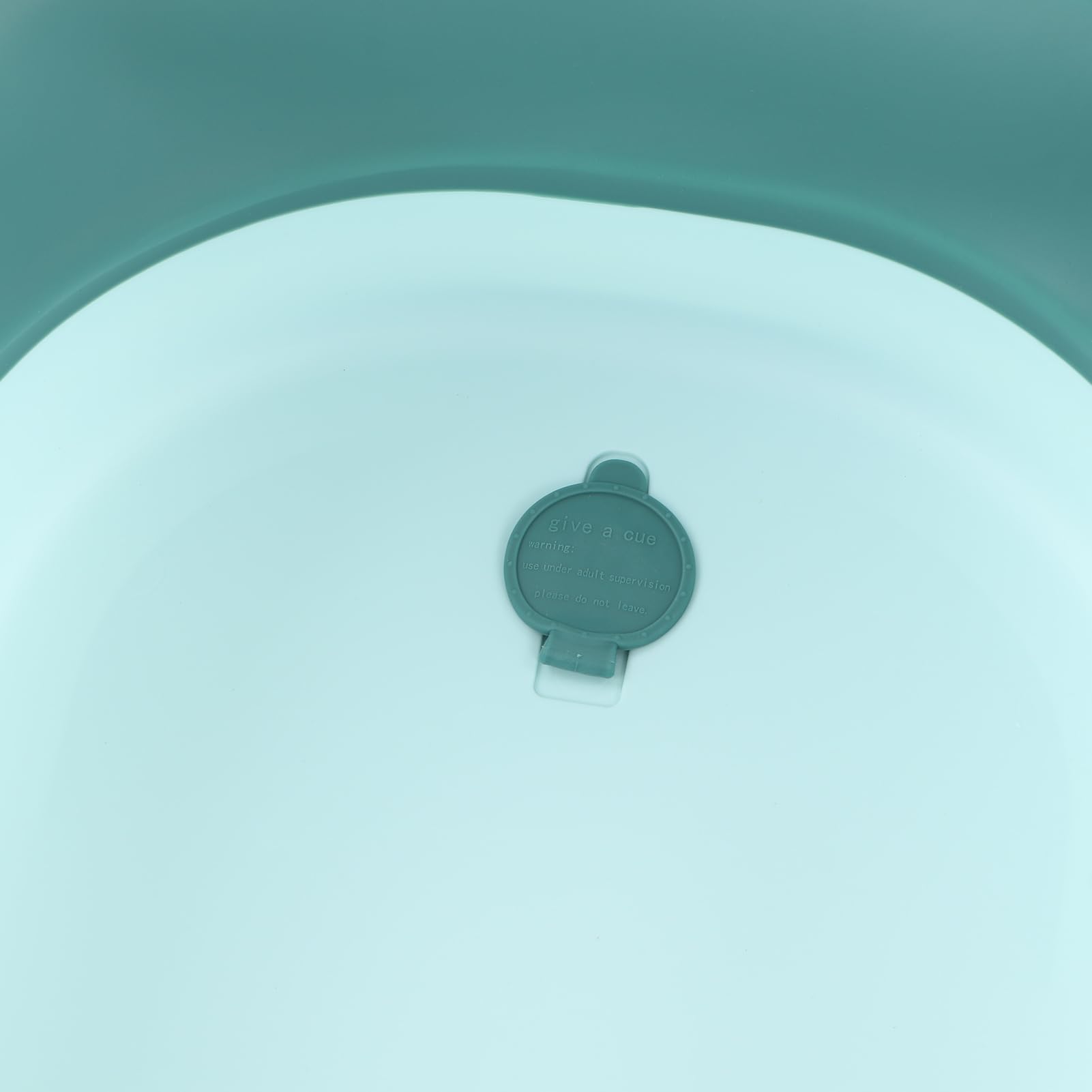 Generic Bañera de bebé, Registro de Temperatura de Registro de Bañera Ahorrar Plegamiento Plegable PP Shampoo Cup para Uso en el Hogar (verde claro)