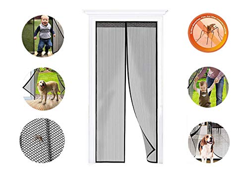 BIANCHERIAWEB Zanzariera Magnetica per Porta