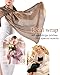 FURTALK Shawls and Wraps for Evening Dresses Sparkly Soft Wedding Party Bridesmaid Scarves for Women Brown