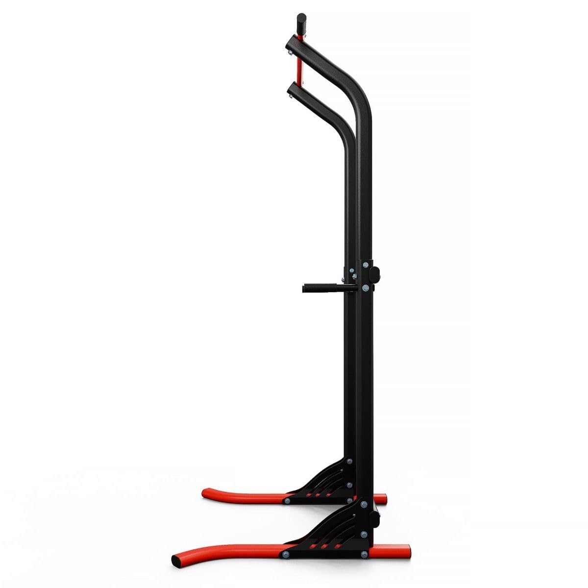 K-Sport: Power Tower Attrezzatura per il fitness | Barra per trazioni autoportante | Torre di forza multifunzionale fino a 150 kg | Torre per il fitness | Power Rack per palestra domestica |