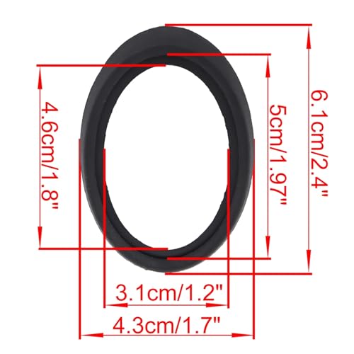 Junta de base de antena para Opel Agila, Zafira, Astra y Corsa - Pack de 4 piezas 2