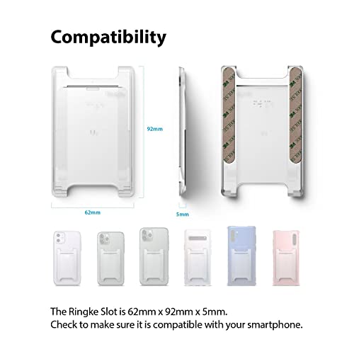 Handy Kartenhalter Ringke Slot Card Holder Clear Mist – Kartenetui