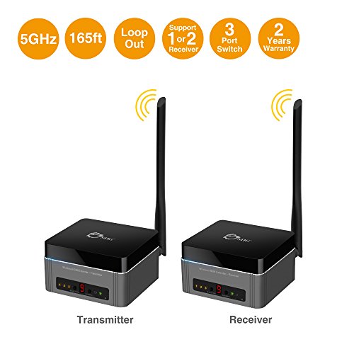 SIIG Full Expandable Wireless HDMI Extender Switch/Splitter Kit - Mid Range (165ft), 1080p