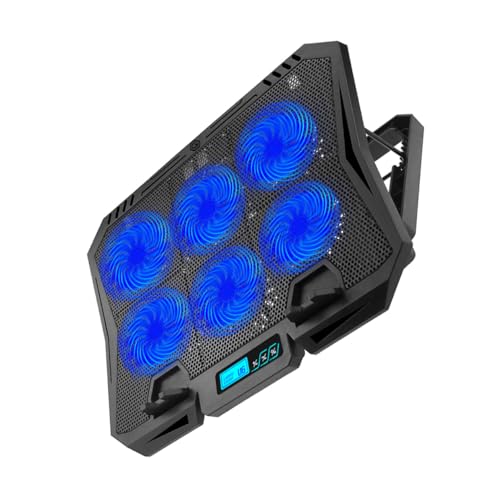 Base para Laptop con Ventilador y Ajuste de Velocidad - Negro miniatura 1