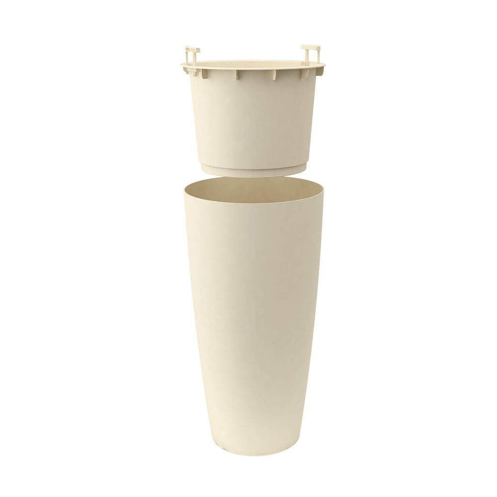 Nicoli Vase Haute cylindrique Style Anthracite 3638P 38 x 85 H cm pour intérieur/extérieur