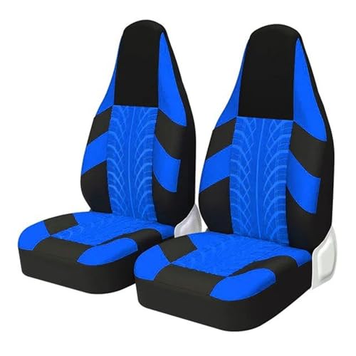 Fundas Asiento De Coche 2 Fundas Universales para Asientos Delanteros Deportivos De Coche Aptas para La Mayoría De Los Coches Fundas Asientos Coche(2PCS Blue)