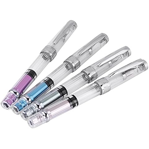 Walfront Stylo à Piston 4 Couleurs Cover