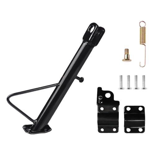 DIEKE Cavalletto di ricambio per moto, 14-24 cm, con accessori di montaggio, per la maggior parte degli scooter