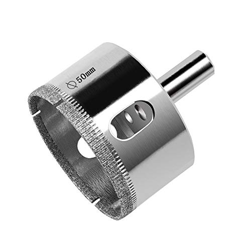 Broca central para cerámica y vidrio color plata miniatura 3