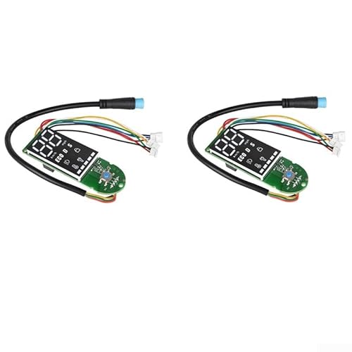 Circuit imprimé de rechange pour Xiaomi Mi 1S scooter électrique - Panneau de commande vert avec affichage d'état, pour une construction en plastique durable, facile (noir)